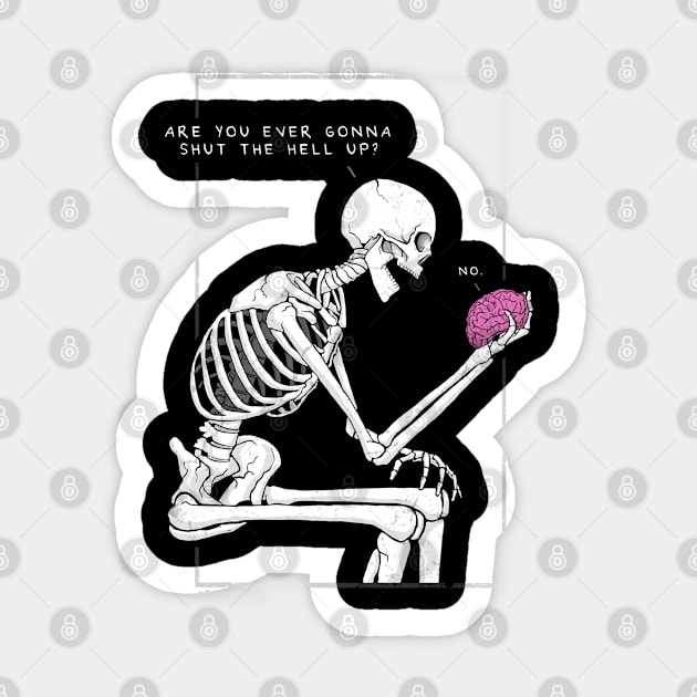 Overthink Forever. Sticker by Tommy Devoid